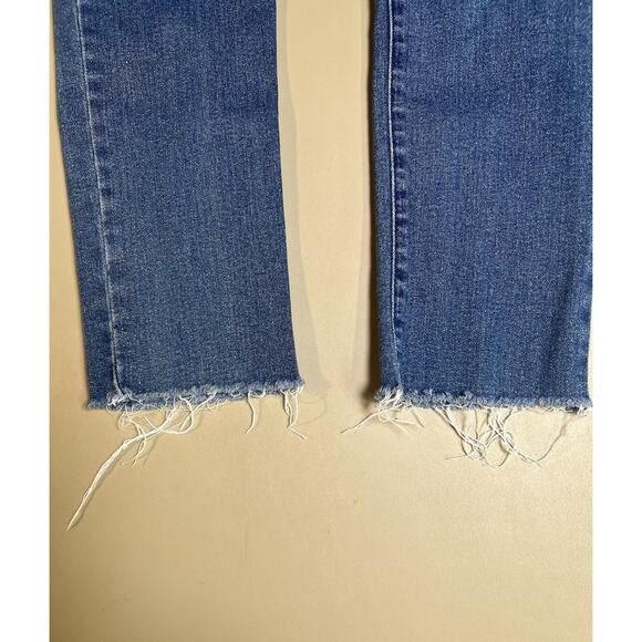 Wit & Wisdom Jeans Women’s Size 4 Blue Frayed Bottoms Stretch Waist - Picture 5 of 8